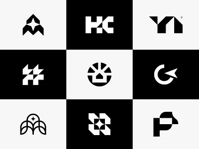 Top 9 Logo Designs — 2025 ai best logos brand identity brandforma branding collection geometric home identity logo logo design logotype mark minimalist modern logos perfect logo smart logo star symbol top 9