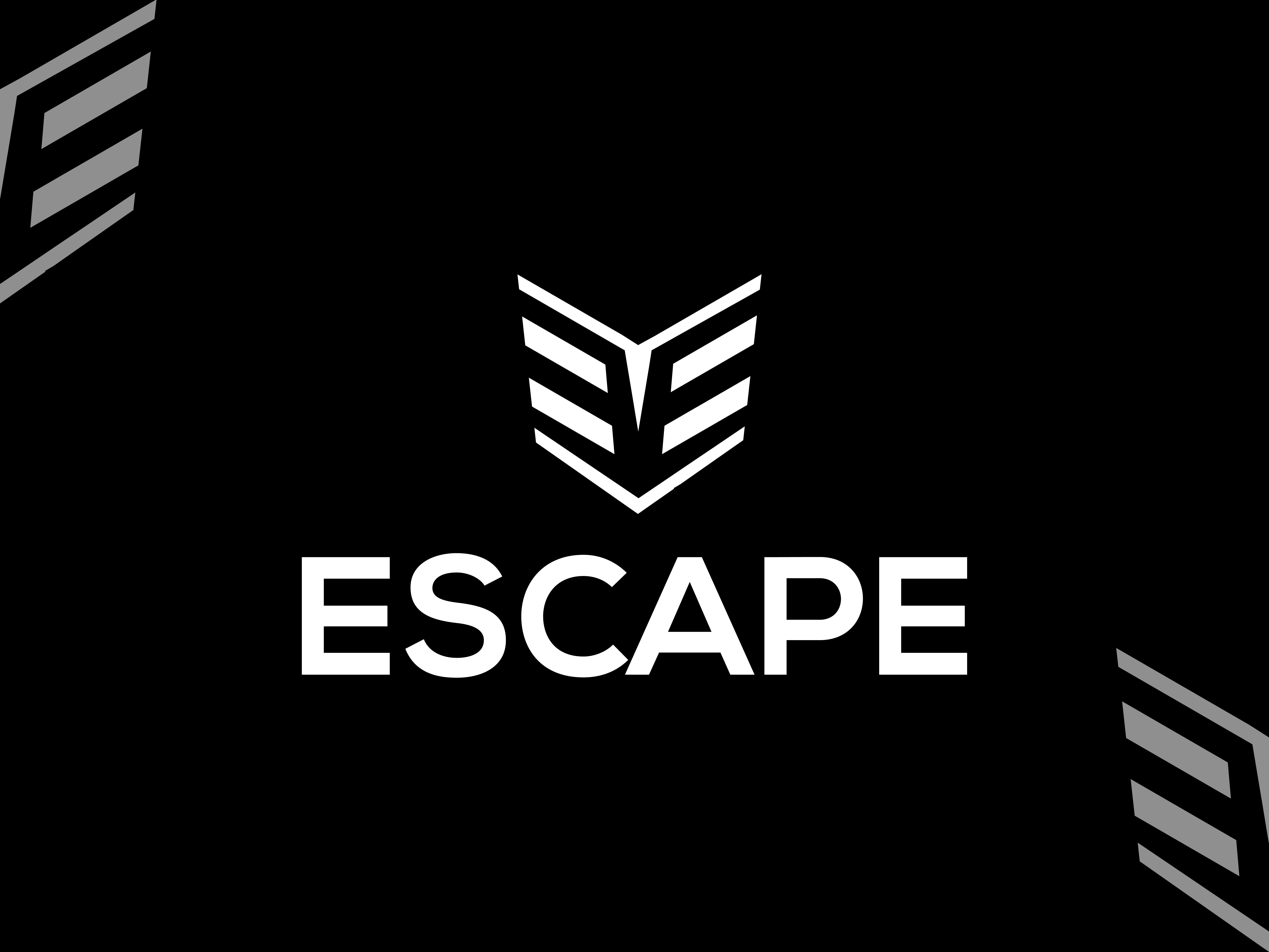 ESCAPE LOGO DESIGN branding brandkit cleandesign creativebranding elogodesign lettermark logoconcept logodesign logos minimalistlogo modernlogo visualidentity
