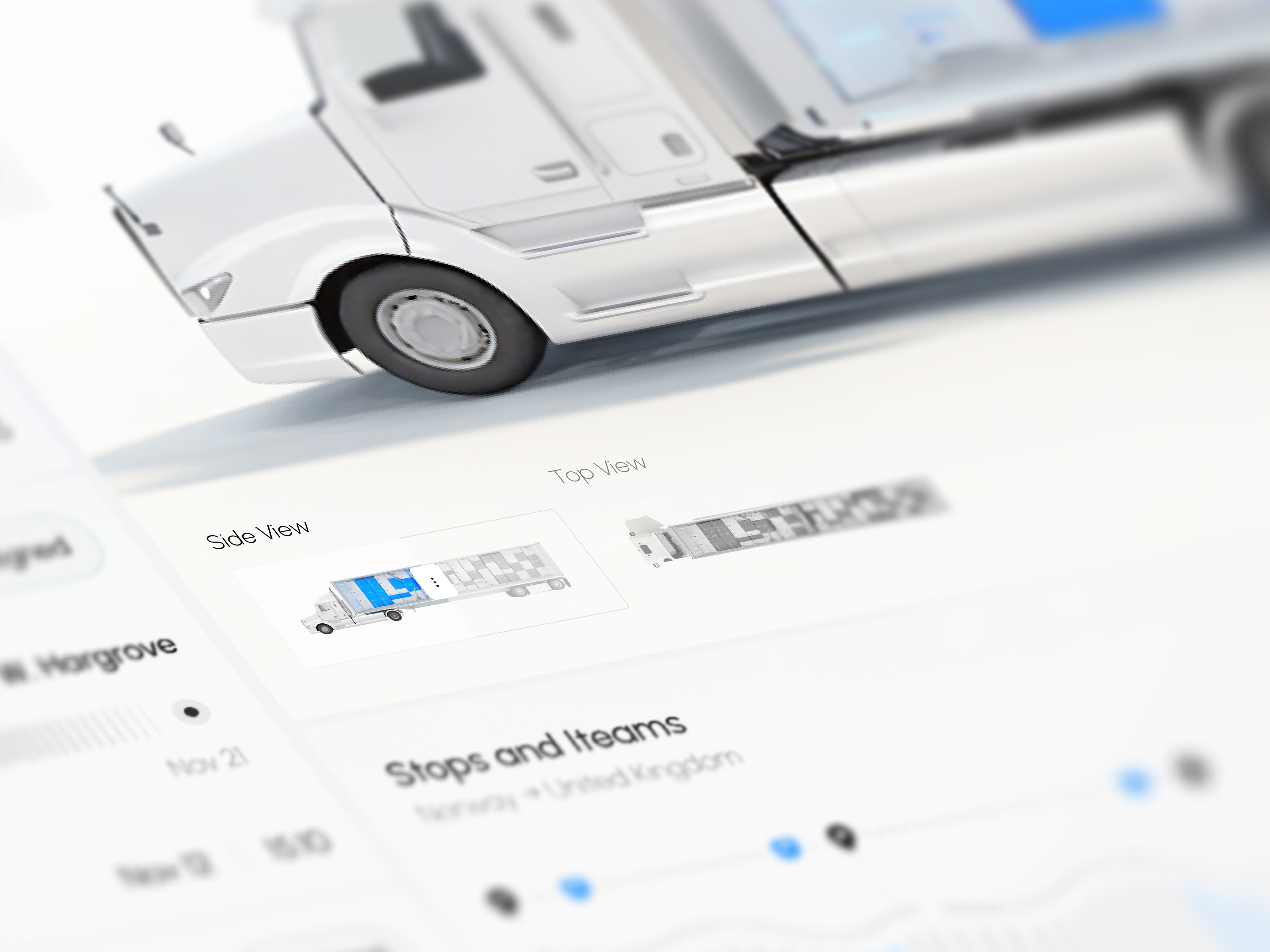 XPO Logistic TMS – Truck Management Dashboard admin ai analytics app app design business crm dashboard design infographic interface mobile saas software tms tracking truck ui ux web app