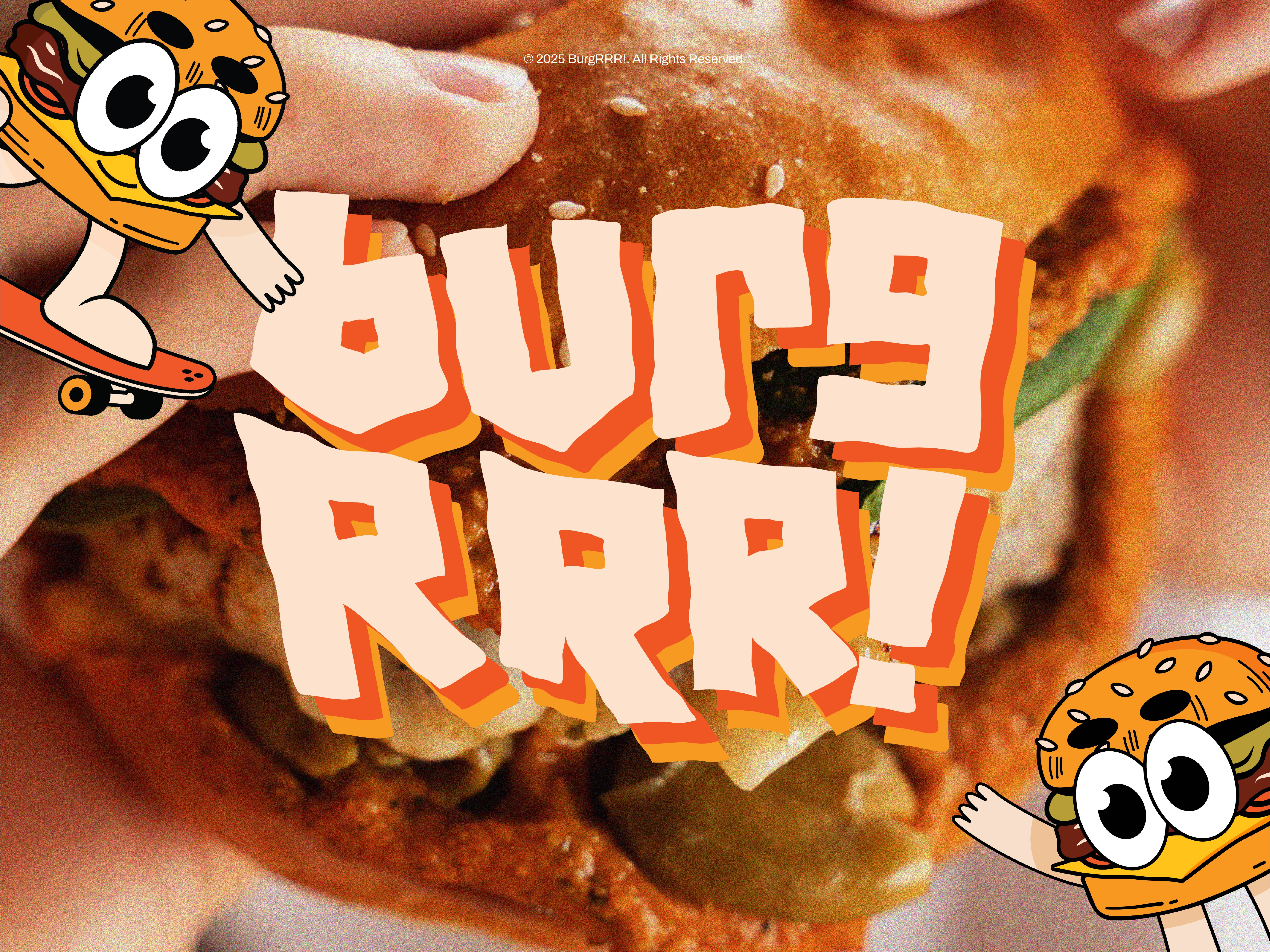 Burgrrr - Brand Identity animation brand identity branding burger character design fast food graphic design illustration logo mascot motion graphics packaging design restaurant design ui visual identity
