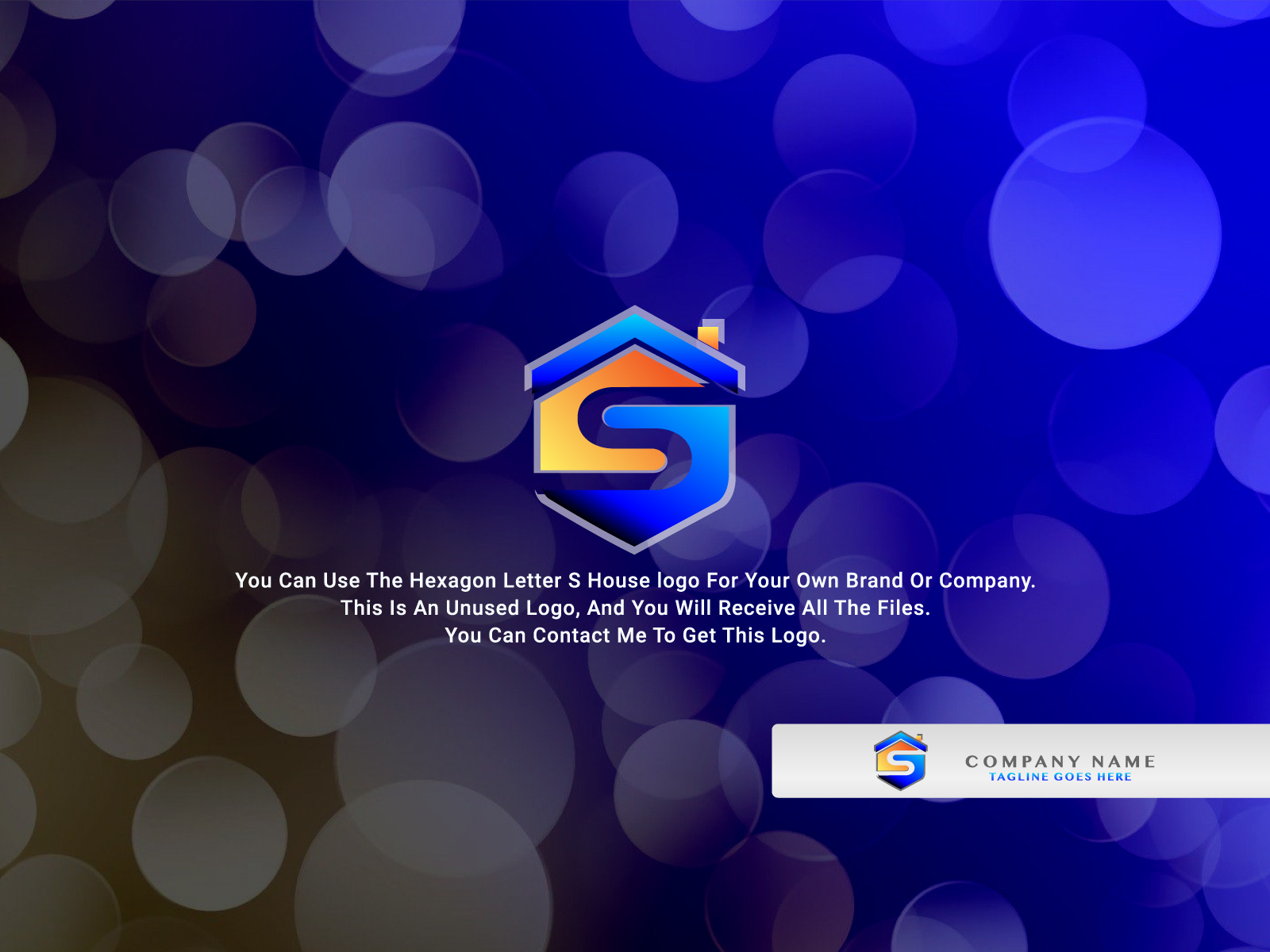 Hexagon letter S House logo. agency building business comfort community development dynamic gradient graphic growth hexagon letter s house logo house identity letter s modern property real estate residential symbol web