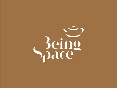 BEING SPACE abstract logo banding app brand brand identity