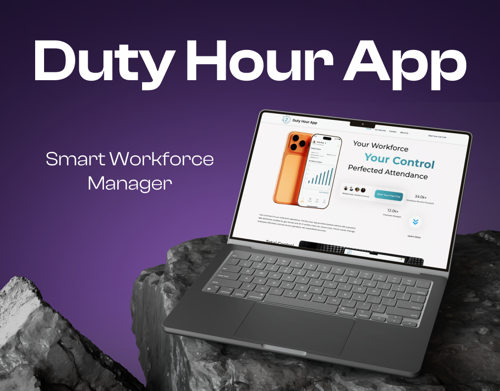 Duty Hour App || Smart HRM Solution app design attractive ui design best mobile app case study best website case study case study design duty hour app hrm hrm management ui uiux