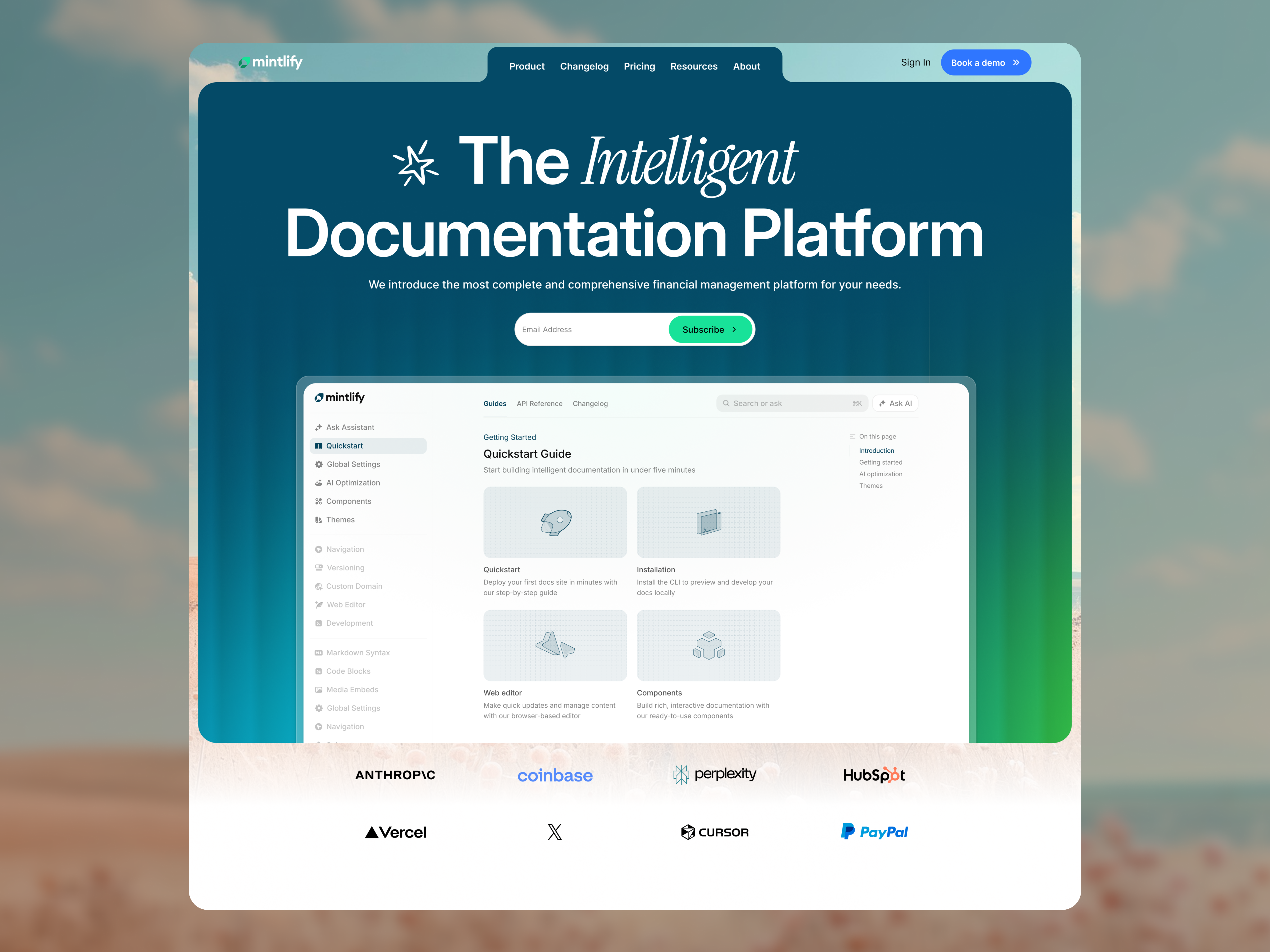 Example of Landing Page Design & Development
