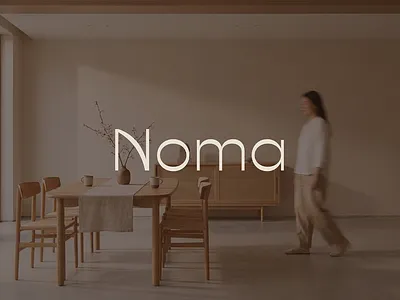 Noma Logo and Brand Design brand design brand identity branding furniture store graphic design logo logo design logotype visual identity