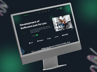 Mtech- Creative Agency Website UI/UX design business agency creative agency portfolio showcase startup agency ui ui design web design agency