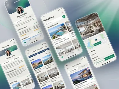 Real Estate Mobile App UI/UX Design | Agent Profile & Property D agent profile ui android app design app interface design clean ui design consumer app design ios app design loits marketplace app ui mobile app design mobile product design mobile ui ux modern mobile ui product design property listing app proptech app real estate app ui real estate platform ui ux design user experience design ux case study