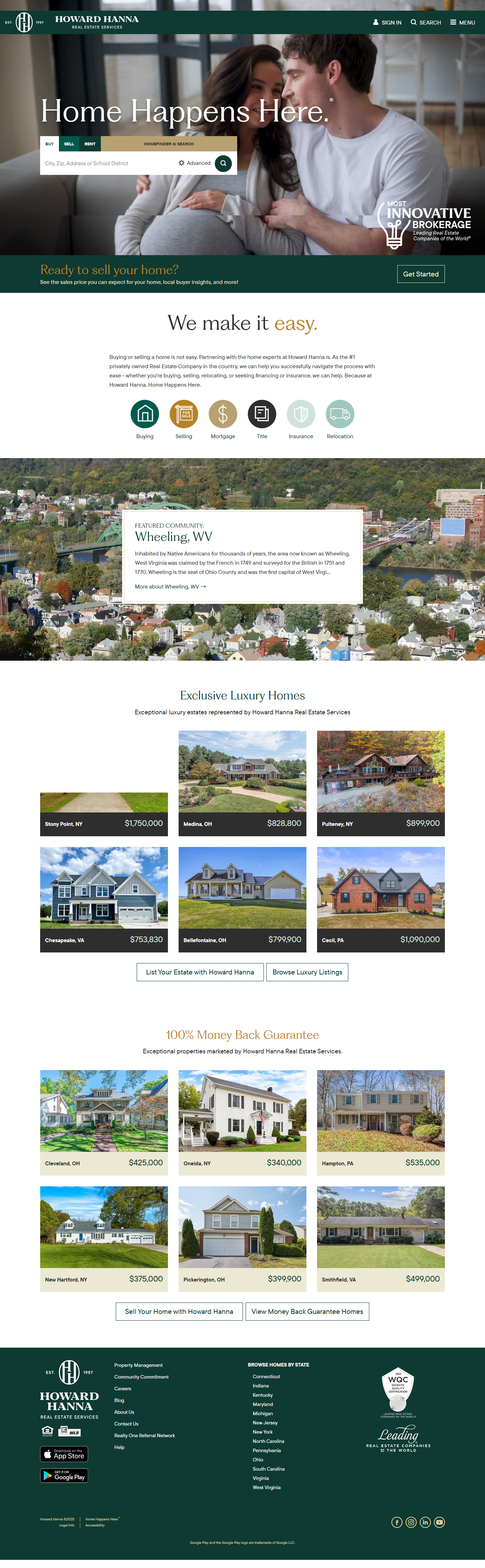 Professional Real Estate Website UI branding design graphic design landingpage webdesign webxpart