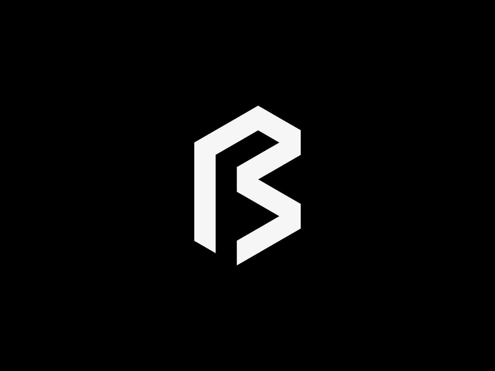 Geometric B Lettermark Logo abstract b b letter logo b logo branding brandmark construction geometric graphic design logo design logo for sale minimal modern simple logo tech versatile