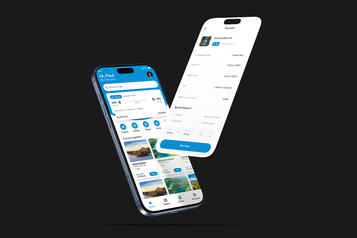 Travel Agency App Design