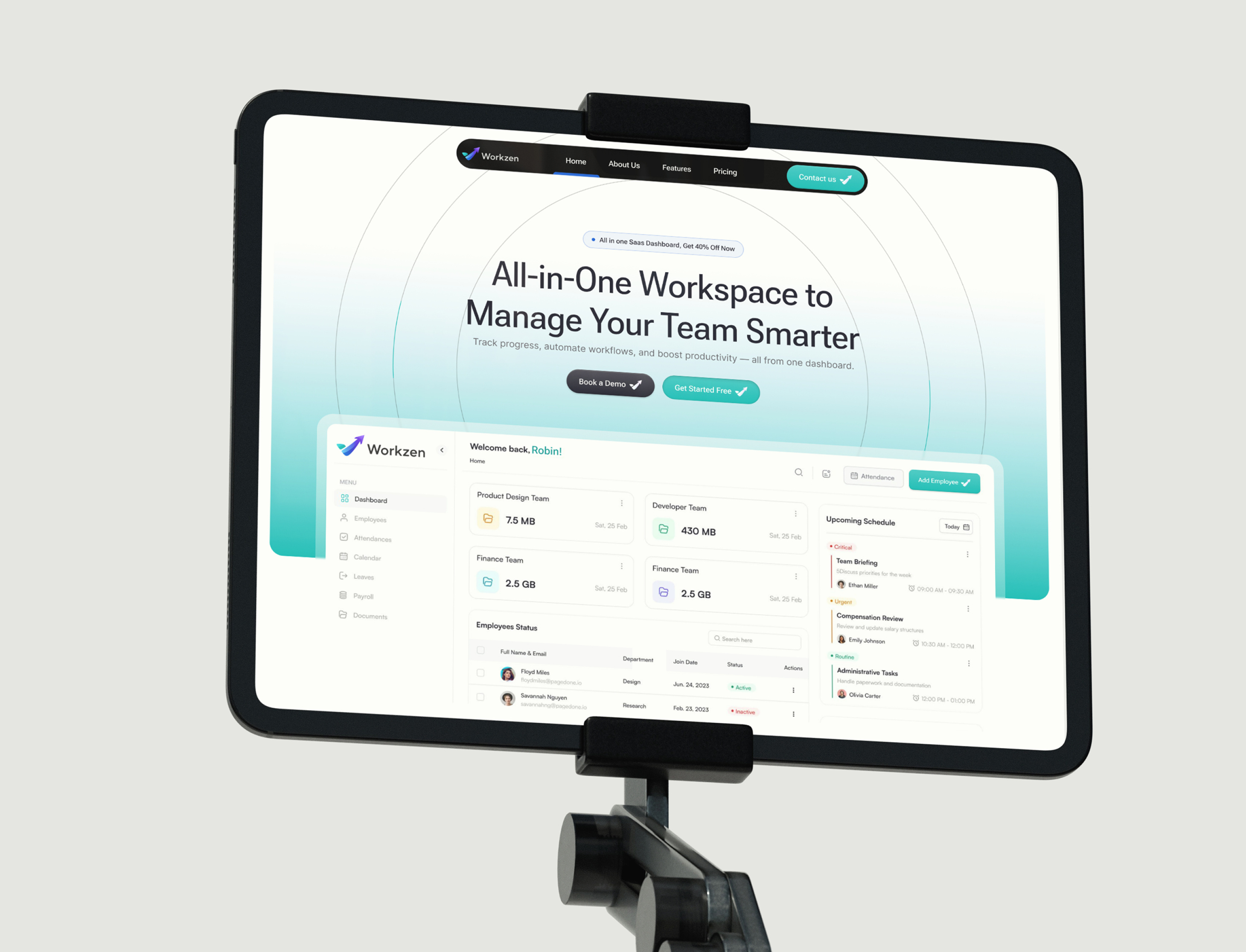 Example of Figma Website Design Or Landing Page