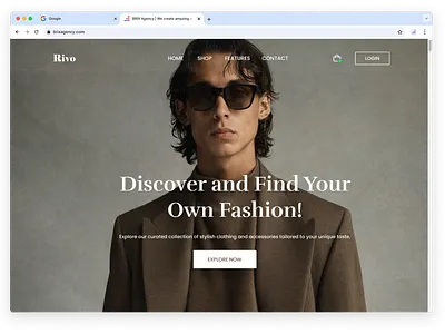 Fashion E-commerce Landing Page UI – Minimal & Elegant Design dribbble ecommerceui fashionwebsite figma landingpage uidesign uiux webdesign