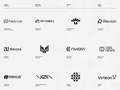 LOGOS & MARKS COLLECTION VOL. 04 brand branding design graphic design graphic designer logo logo collection logo design logo designer logo love logofolio logofolio 2025 logomark logos logotype mark modern logo simple logo symbol timeless logo