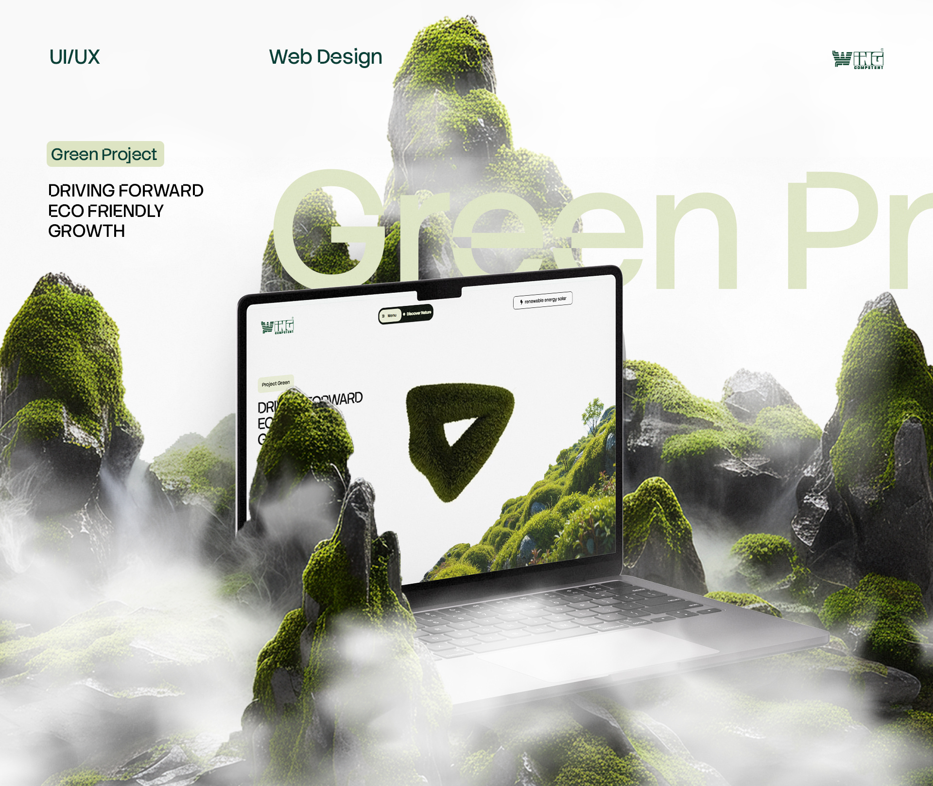 Website | UIUX | Wing CO 3d branding logo ui