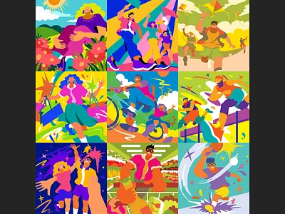 Best of 2025 2025 best works grid illustration illustrator review