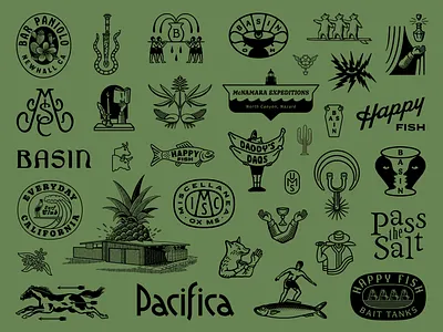 2025 Year in Review art deco branding design hand drawn horse lettering logo minimal vintage western