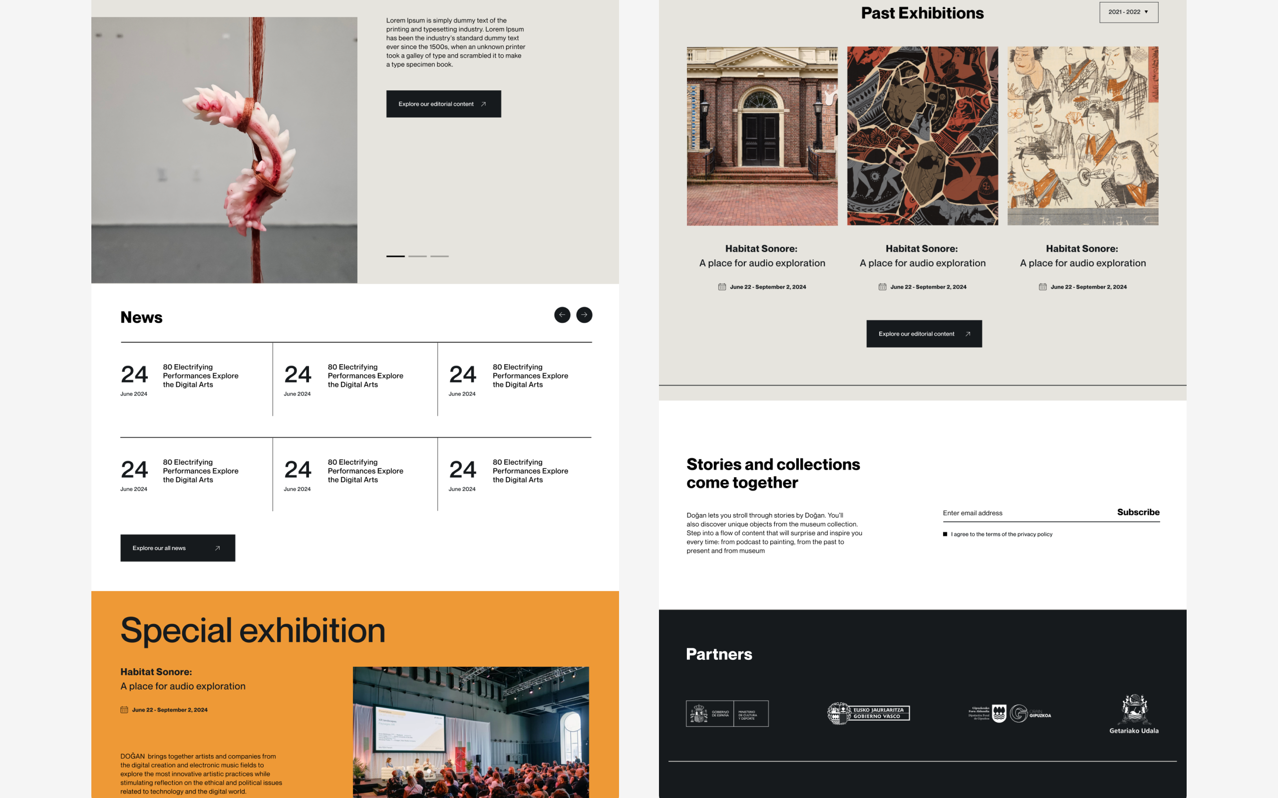 Example of Web & Landing Page Design