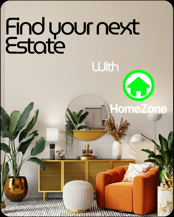 HomeZone Ad Sample ad app graphic design illustration logo sample