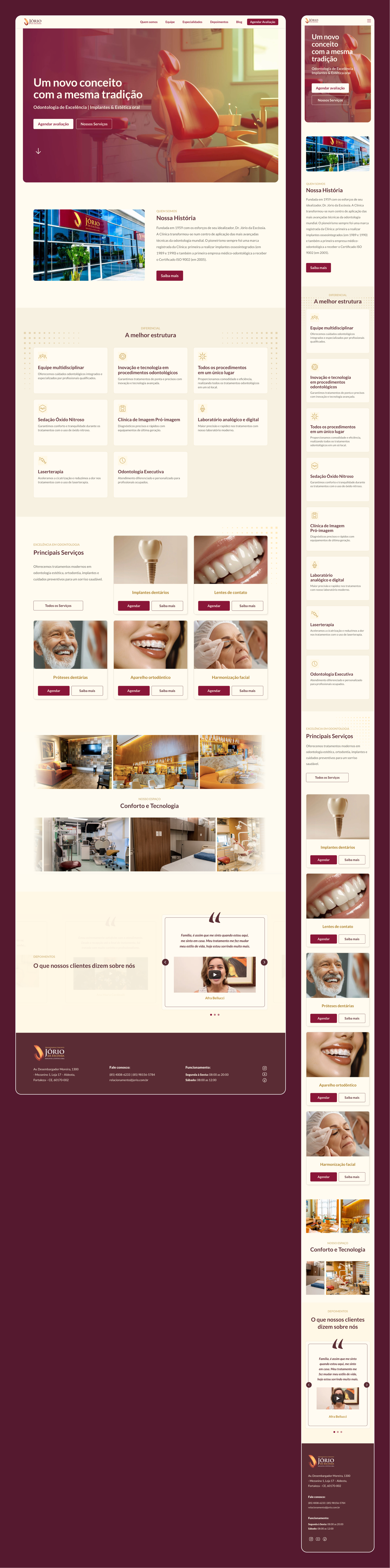 Website for a high-end dental clinic. beauty clinic dental clinic figma framer health home page institutional website ui ui design web design web page
