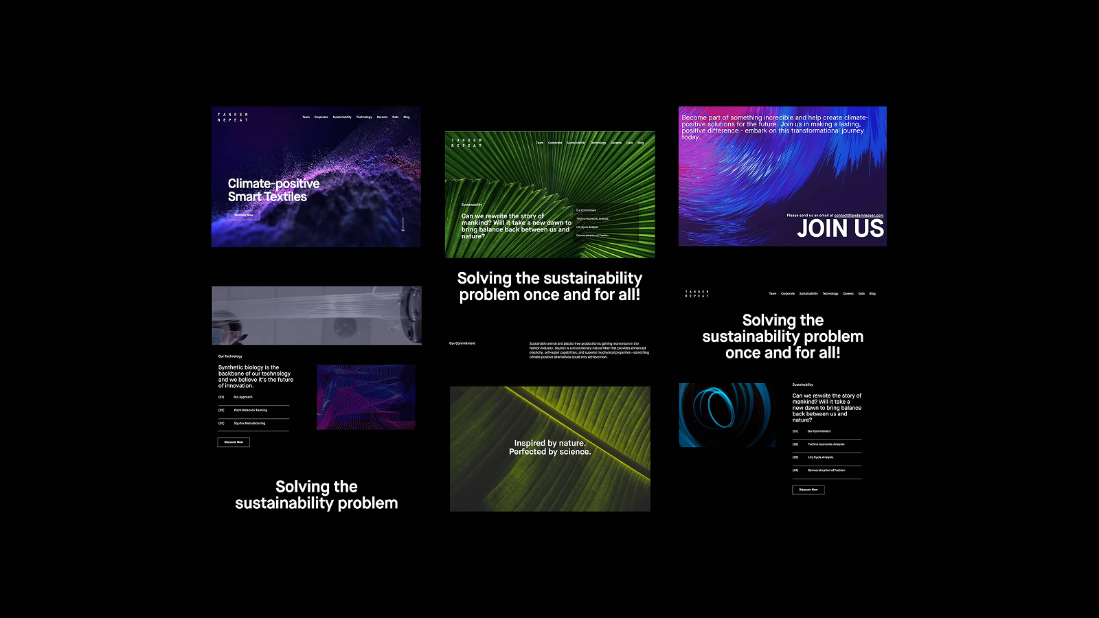 Tandem branding clean concept creative design illustration layout typography ui ux