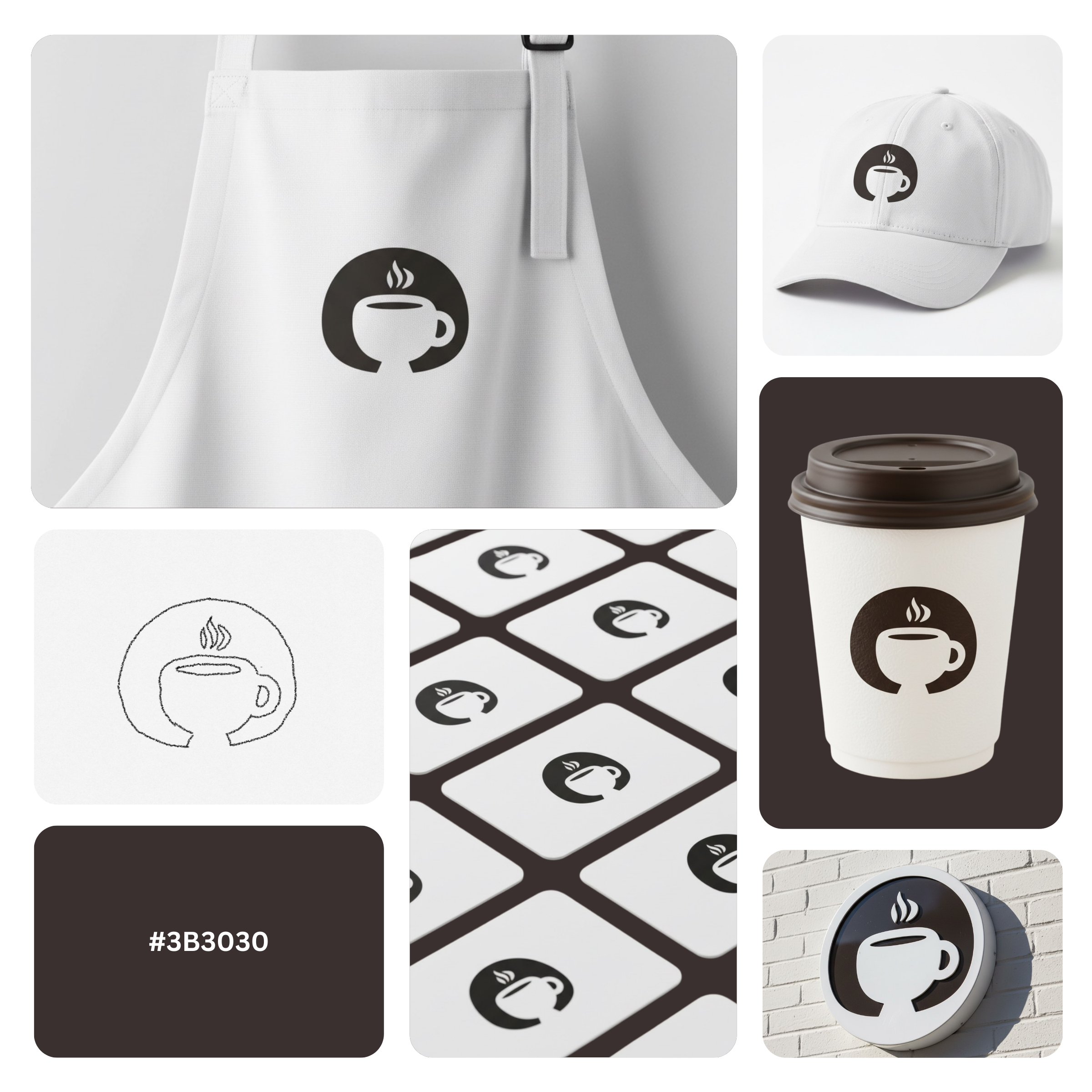 Miss Coffee Logo Design – Modern Negative Space Mark badge logo barista logo brand identity cafe branding cafe logo coffee branding coffee cup icon coffee logo coffee shop logo espresso logo flat logo latte logo logo mark minimalist logo modern logo design monoline logo negative space logo packaging design signage design vector logo