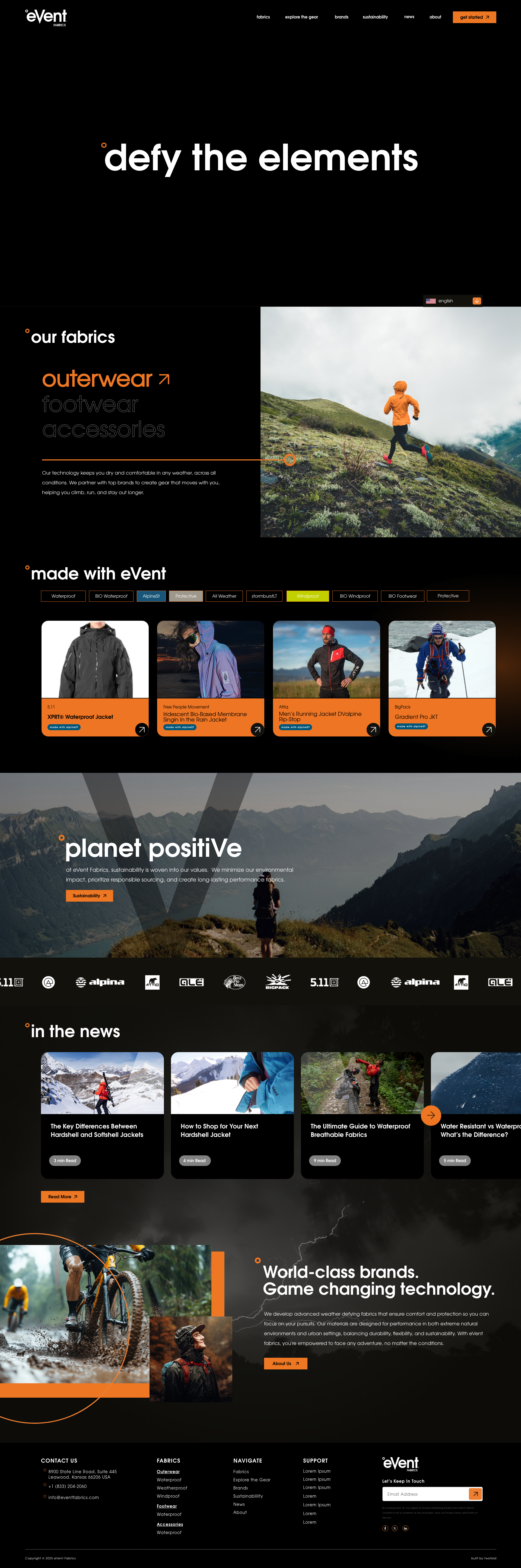 Fabric Company Website Redesign design graphic design home page design redesign website design