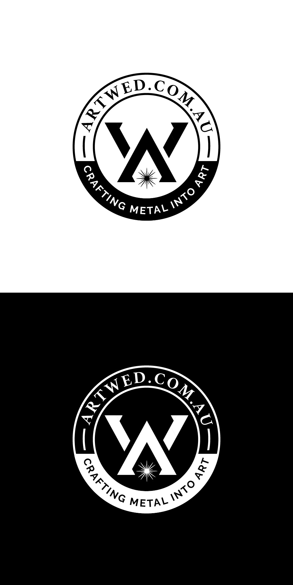 Artweld Logo art construction design equipment graphic helmet icon illustration industrial industry iron logo mask symbol technology tool vector weld welder welding