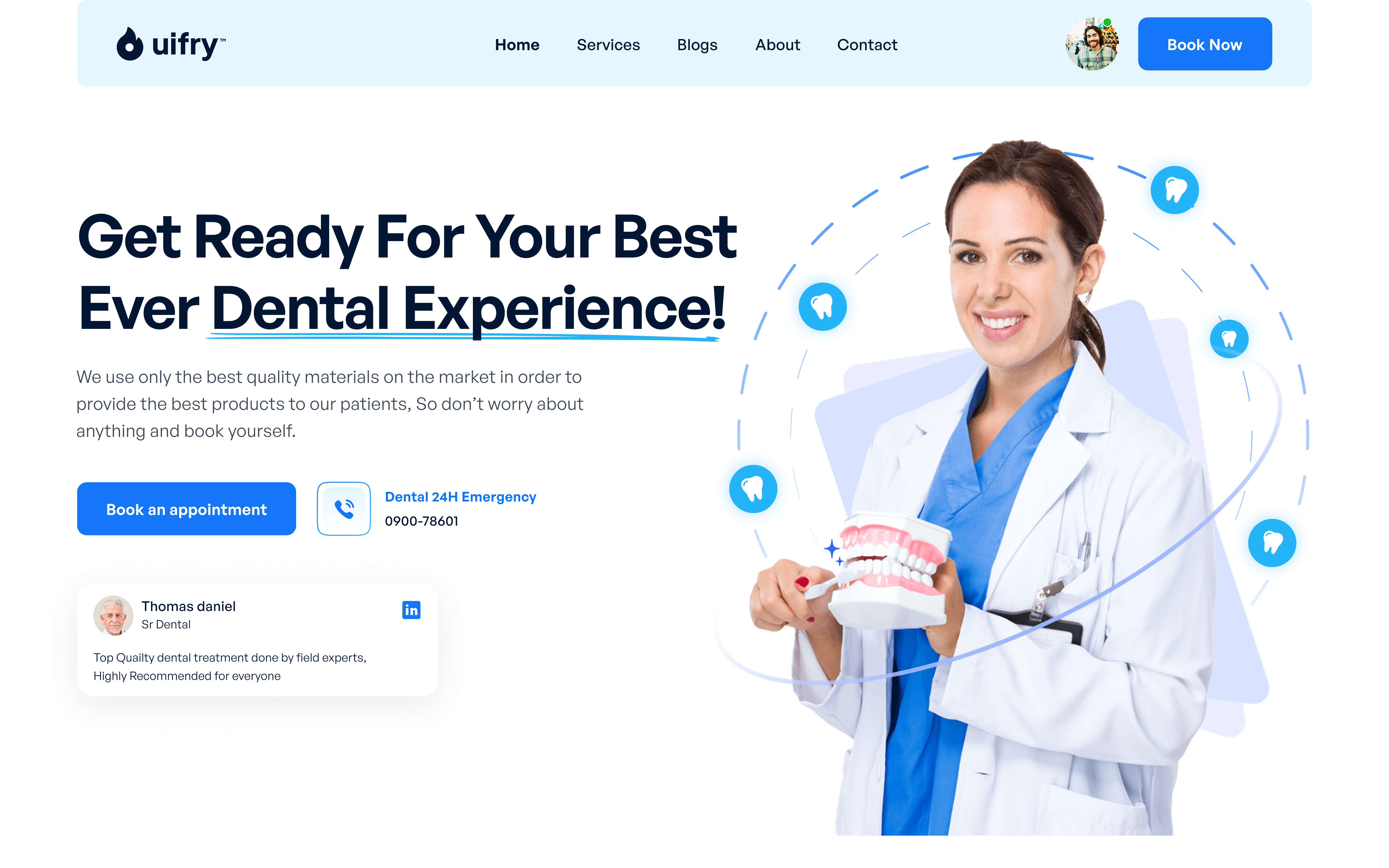 Example of UI/UX Design Website (15 Screens)