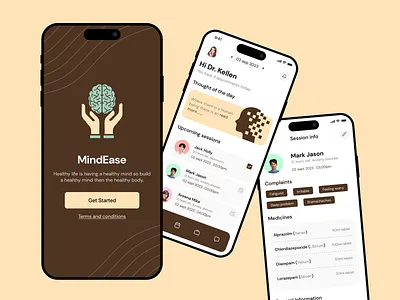 Mental Health App — Calm Care, Human-Centered Healing appdesign calmdesign dribbble figmadesign healthcareui medicalui mentalhealthapp minimalui mobileappdesign mobileui modernui premiumdesign productdesign startupdesign therapyapp uidesign uiux userexperience uxdesign wellnessapp