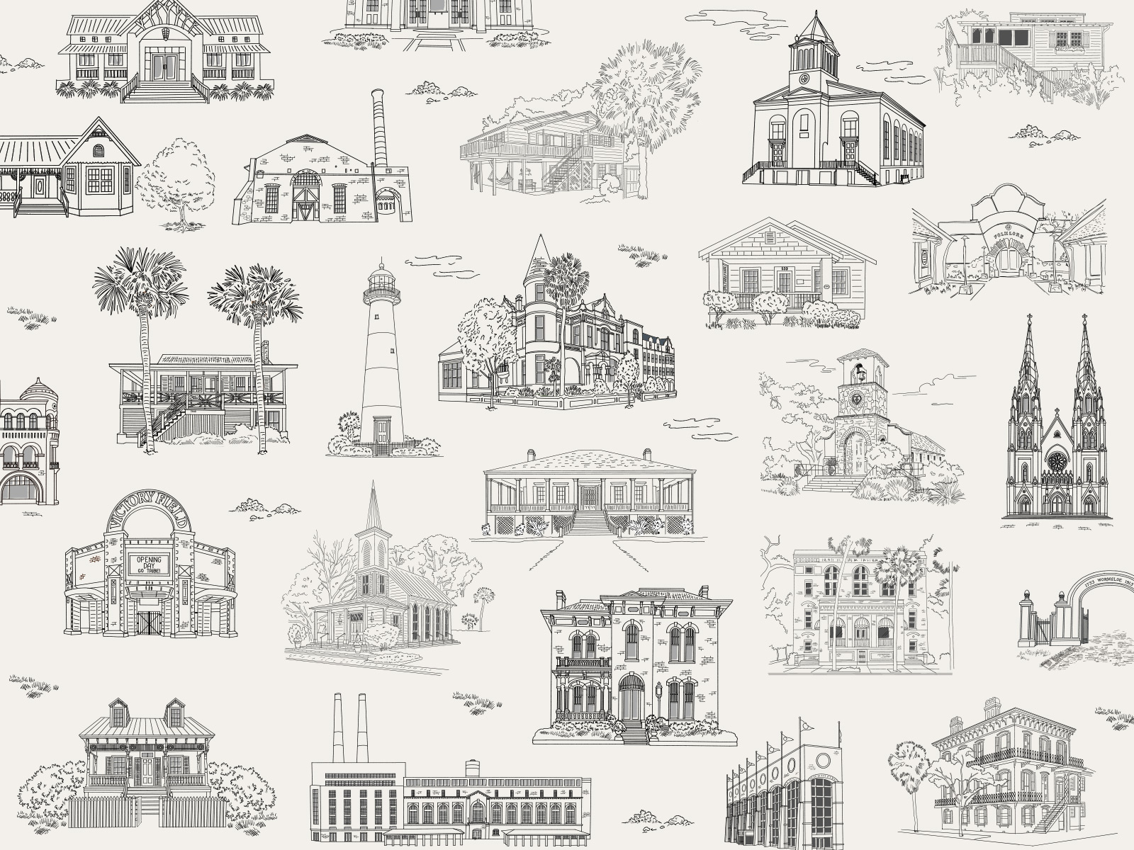 Example of Custom Property Or Venue Illustration