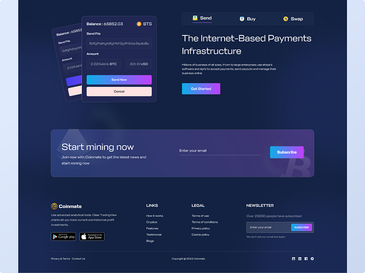 Crypto Exchange - Website Design by Muhsin Ahmed on Dribbble