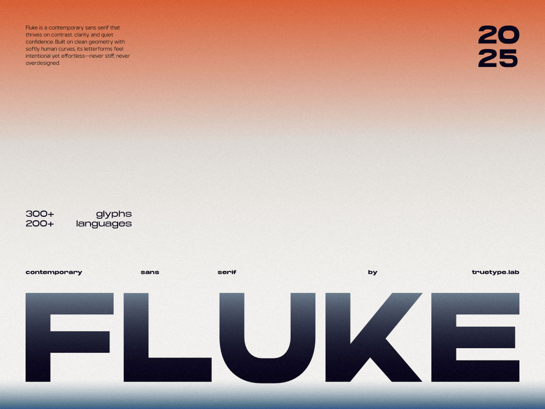 TRT Fluke — Expanded Modern Sans Serif bold branding clean design display font elegant epic pro extended font font font family free download graphic design headline logotype magazine modern poster sans strong typeface