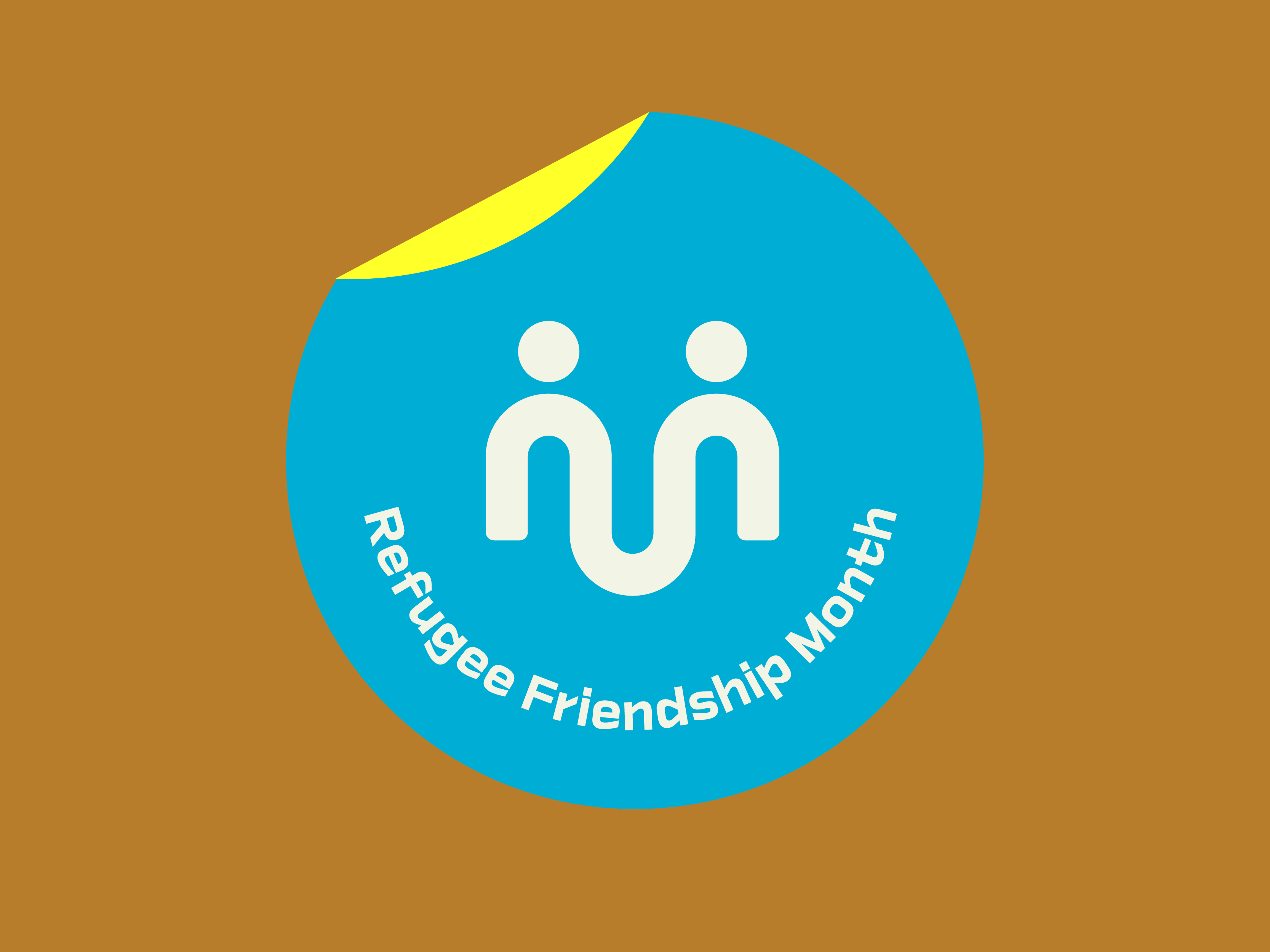 Refugee Friendship Month branding community design graphic design illustration logo design non profit social impact symbol design typography visual identity