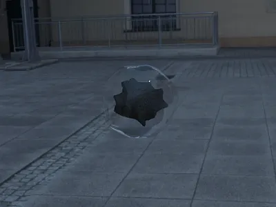 It's off to see the wizard 3danimation blender blender3d magicalbubble