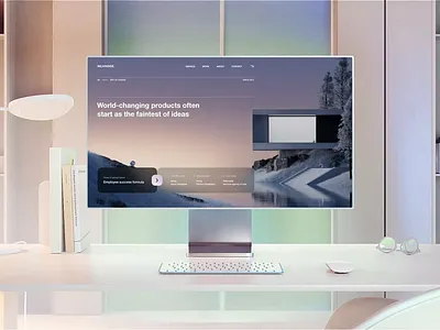 Milkinside new web site Design 3d agency animation branding c4d clean design dev home illustration landing launch menu modern motion navigation simple swiss ui website