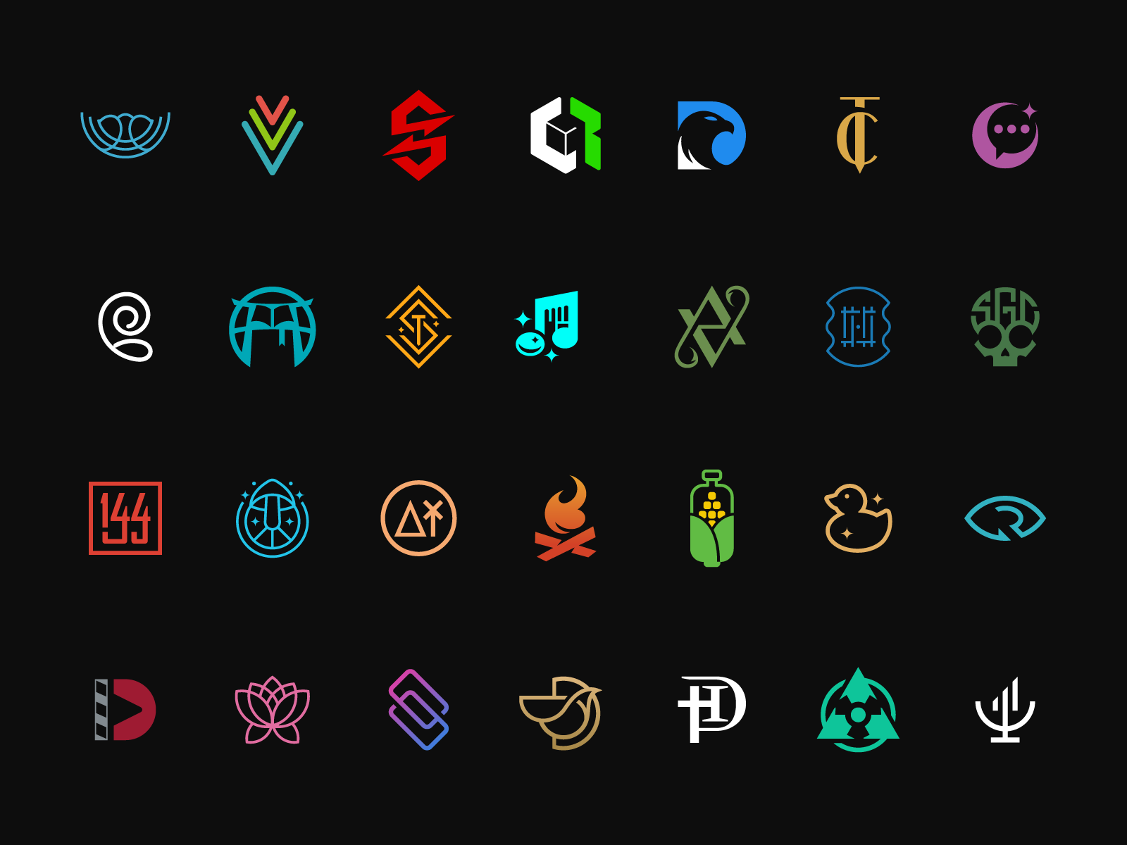 Logofolio | Vol. 5 (2023) adobe illustrator brand brand identity branding design logo logo design logomark logos visual identity