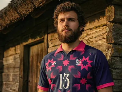 Star Jersey abstract cossack cross football kit geometric pattern geometry jersey national team ornament pattern pink sich soccer sport star t shirt tees