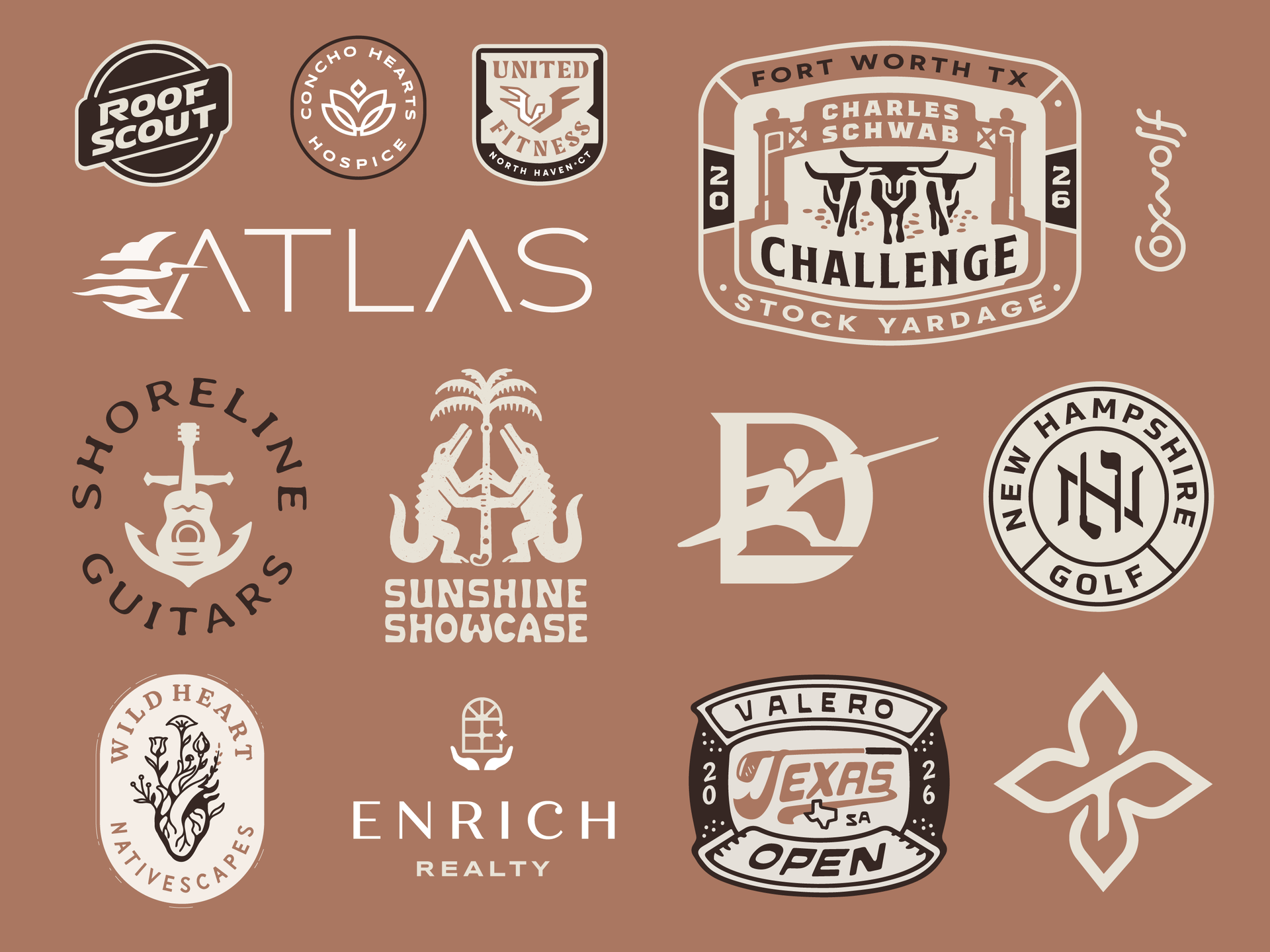 Best of 2025 - Brand Identity and Illustration badge design branding brandmark clothing custom lettering graphic design illustration lettering logo logo design logos print rustic typography vintage
