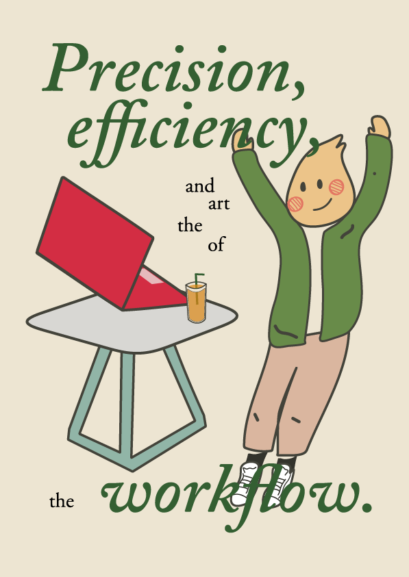 Working with my laptop - Poster Illustration 2026 activity adobe illustrator creative cute art daily daily art design digital element flat design graphic design illustration laptop poster typography visual design