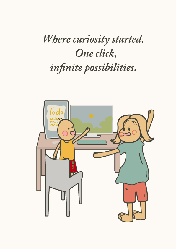 Little Brother’s Curiosity - Poster Illustration 2026 activity adobe illustrator child color curiosity daily daily art design digital element flat design graphic design illustration pc poster visual design