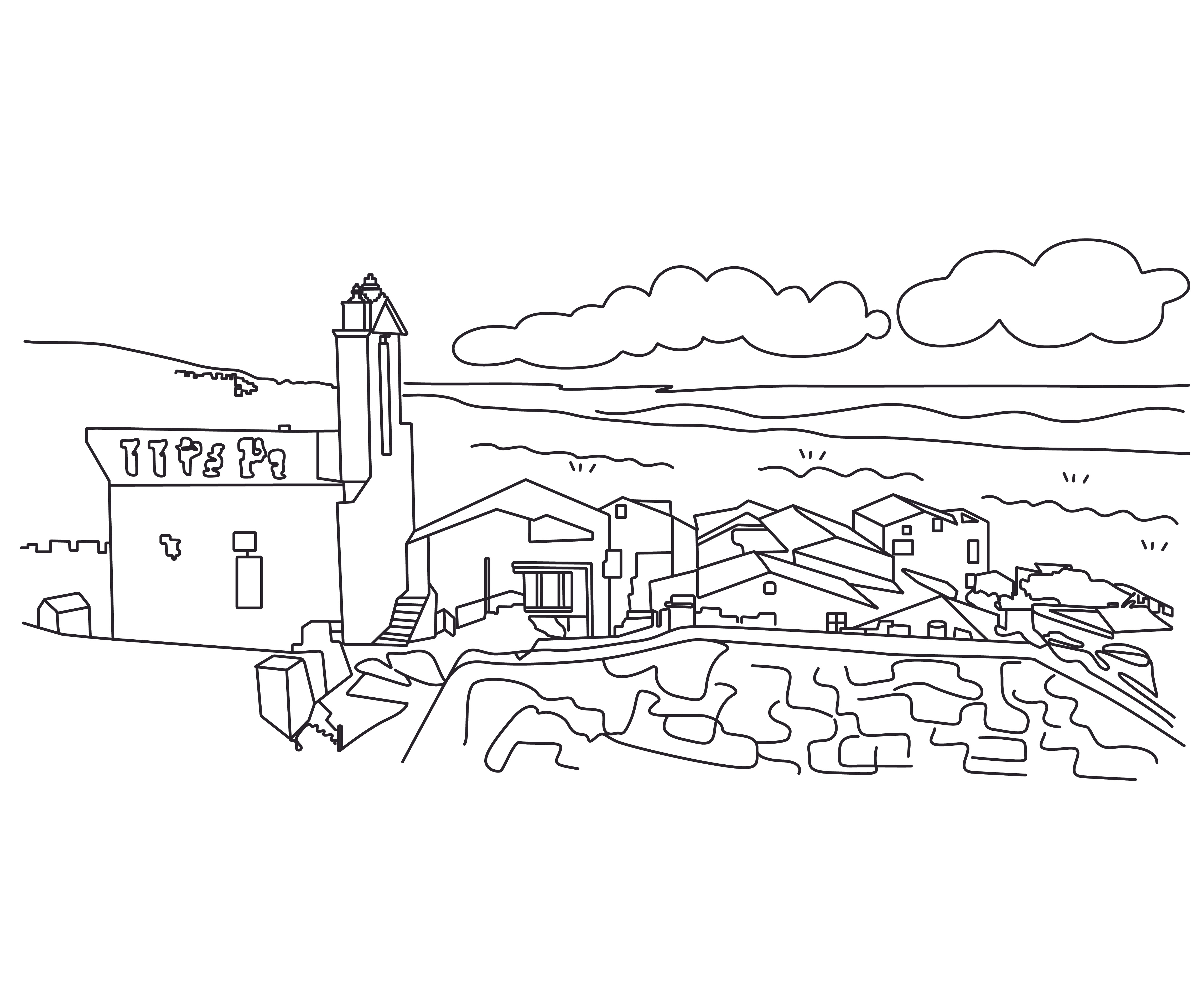 Example of Line Art From A Photo 