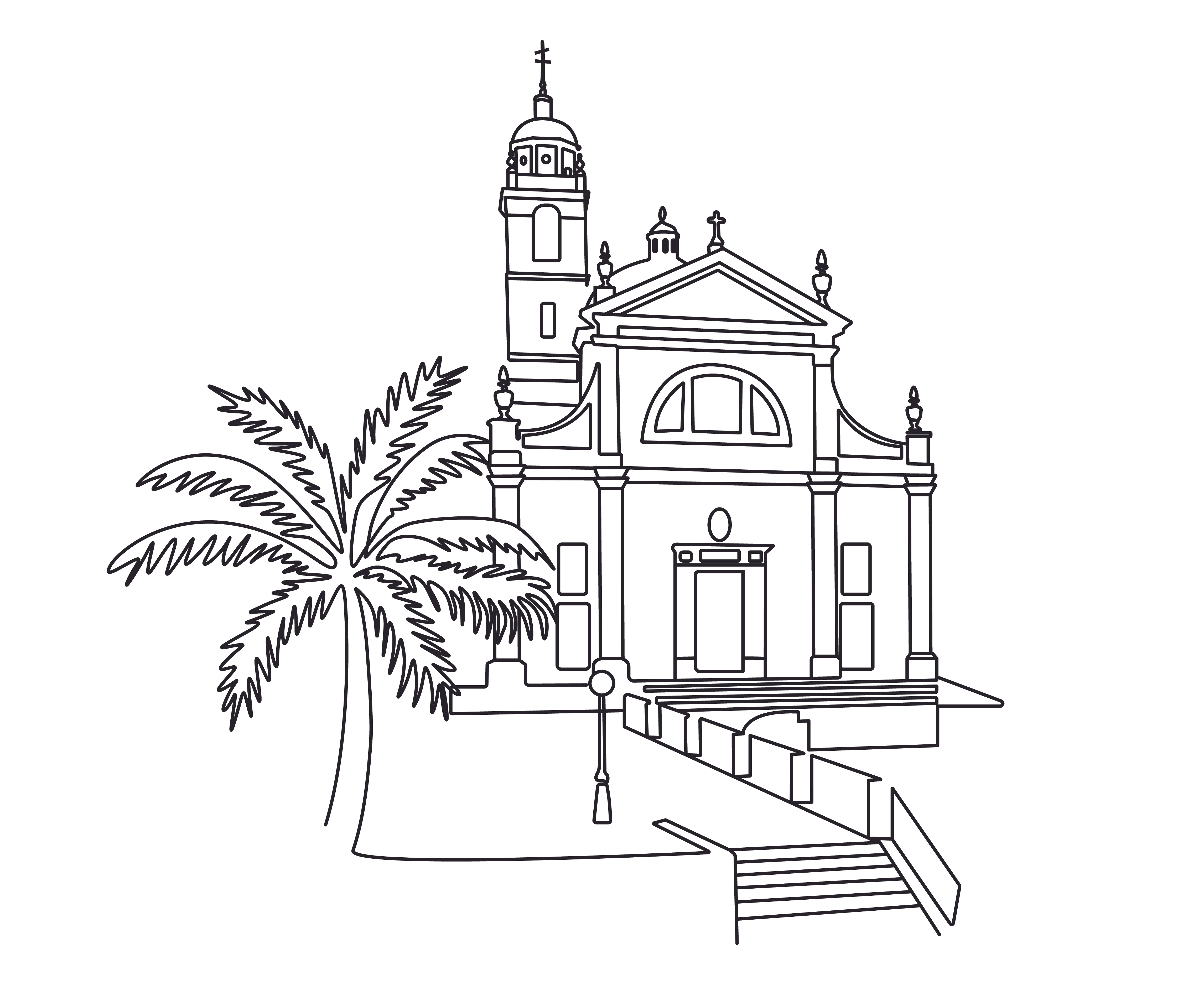 Example of Line Art From A Photo 