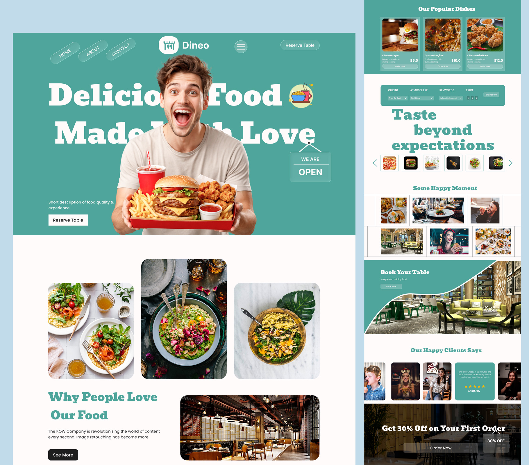 Example of Landing Page Design