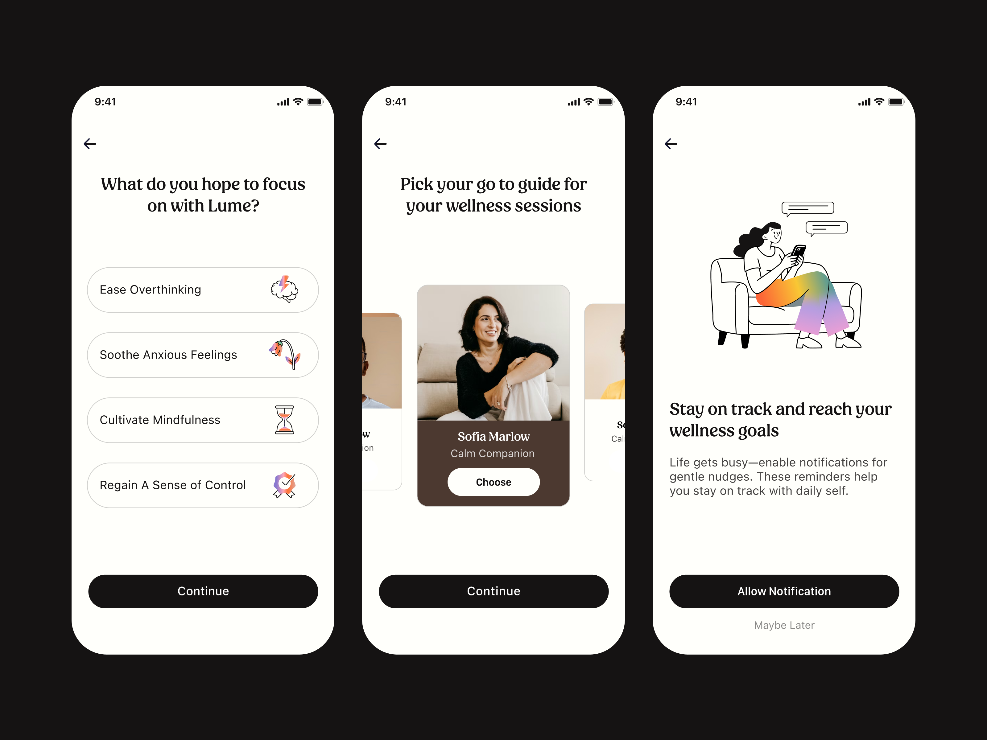 Mental Health App branding design graphic design icon illustration ui
