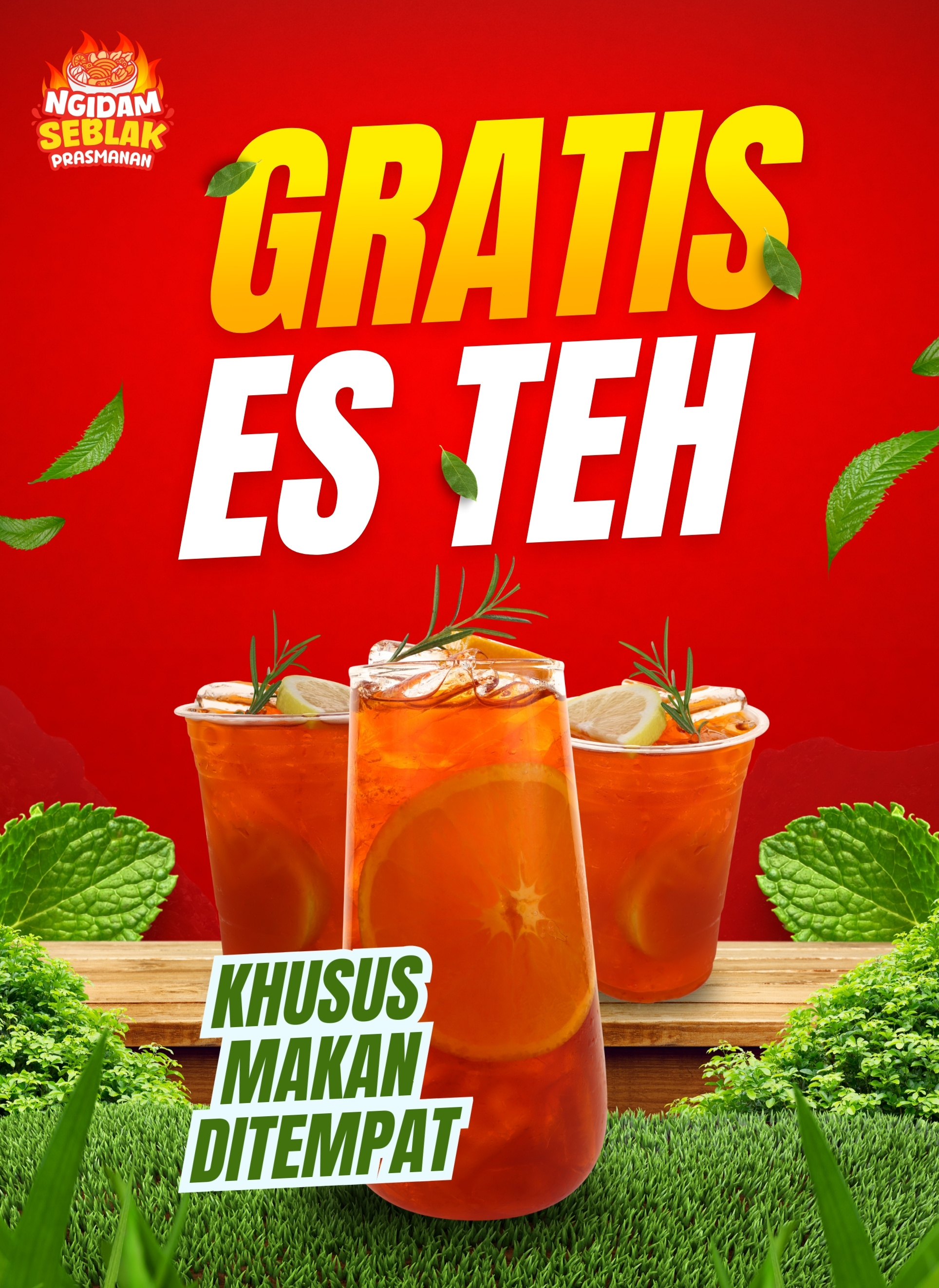 Design Branding for Ngidam Seblak Prasmanan brand identity branding branding design canva design design graphic design