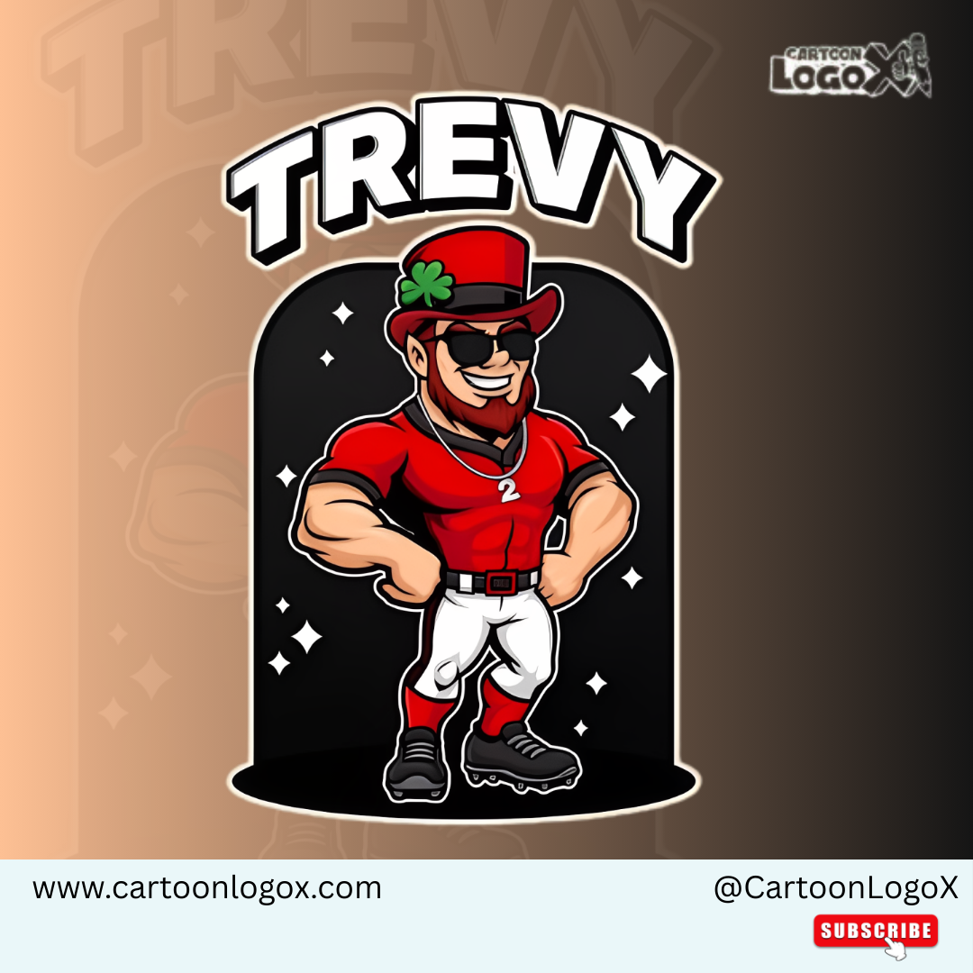 Trevy Custom Mascot Logo Design for Brands | CartoonLogoX brand identity design branding cartoonlogox character design creative logo custom logo design dribbble design esports branding graphic design logo mascot logo design sports logo