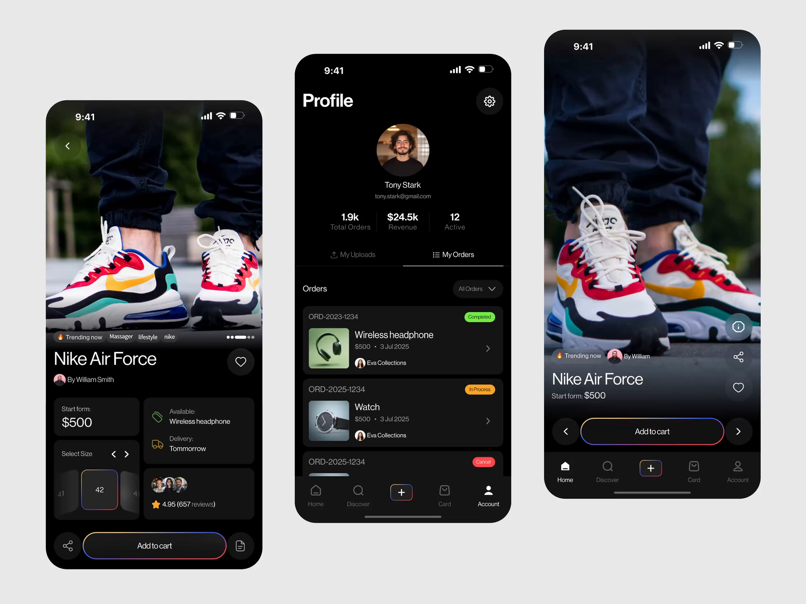 Example of Aesthetic Mobile App UI UX Design 