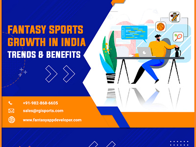 FANTASY SPORTS GROWTH IN INDIA: TRENDS & BENEFITS fantasy app fantasy app development fantasy gaming fantasy sports mobile app development web development