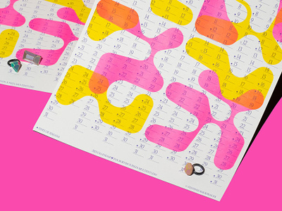 Calendar 2023 – Risograph print 2023 calendar custom type print risograph