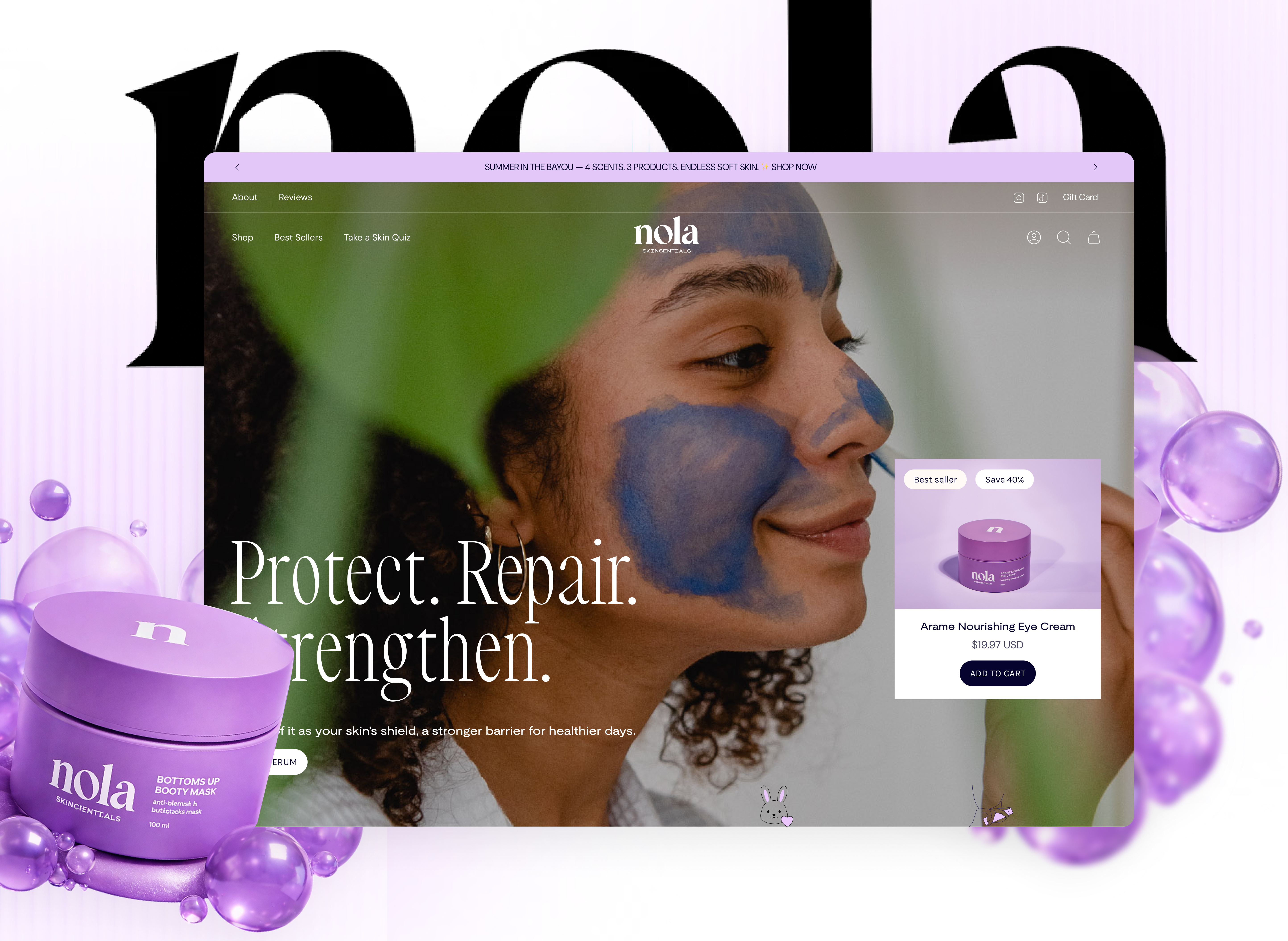 E-commerce Website Design for Skincare Products beauty product website beauty store case study cosmetics e commerce website landing page product page design product showcase selfcare shopify design shopify website skin care website skincare skincare ecommerce skincare shop skincare store skincare website skincare website design ui ux design web design